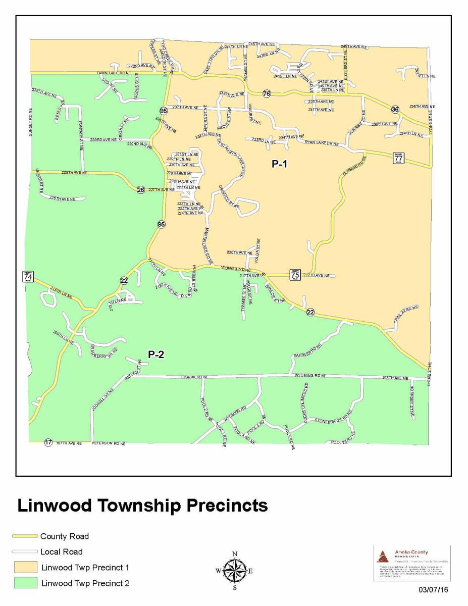 linwood township precinct voter map
