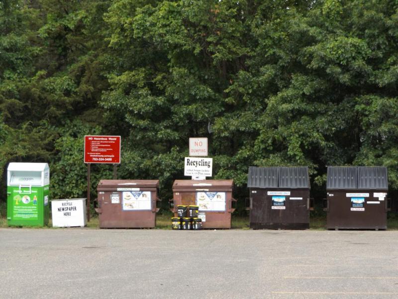 Recycling Center Containers