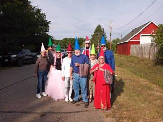 linwood family fun day - senior and community center garden Gnomes